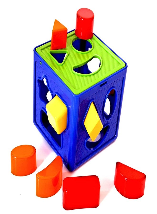SELLMONK Plastic Shape Sorting Cube with 18 Shape&Different Color-Kids Activity Toys-Learning&Educational Toys with Multicolor - Image 2